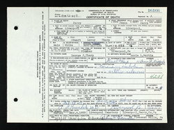 Stuart Leroy Tharp death certificate