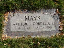 Arthur James Mays 1894-1972