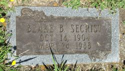 Blake Barner Secrist 1904-1988