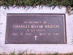 Charles David Kriegh 1927-1986