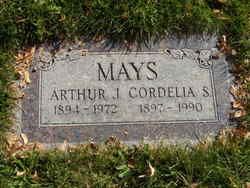 Cordelia Straup Mays 1897-1990