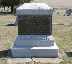 Cyrus F. Kleckner 1873-1902