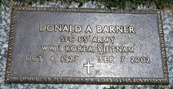 Donald Alvin Barner 1927-2002