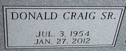 Donald Craig Ellenberger,Sr 1954-2012
