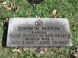 Edwin McCurdy Paxton 1895-1965
