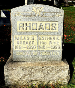 Esther Elvena Coxson Rhoads 1861-1920