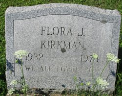 Flora Jane Kirkman 1932-1974