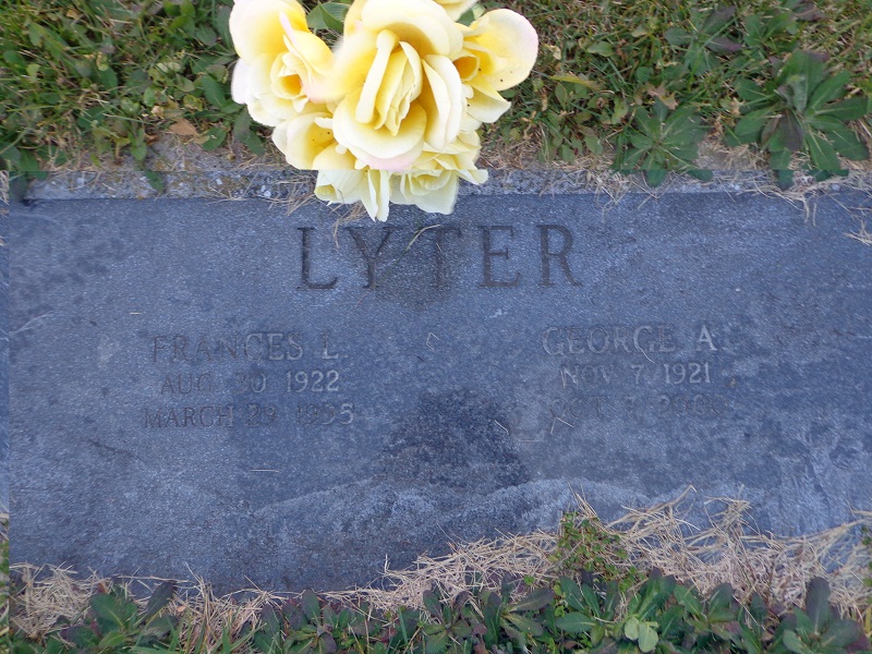 Frances Lenora Moloy Lyter 1922-1995
