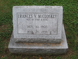 Frances V. McCloskey 1907-1998