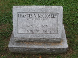 Frances V. McCloskey 1907-1998