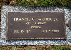 Francis Glenmar Barner, Jr. 1931-2013