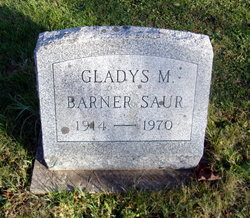 Gladys Marie Barner Saur 1914-1970