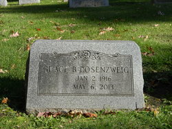 Grace Jane Barner Rosenzweig 1916-2013
