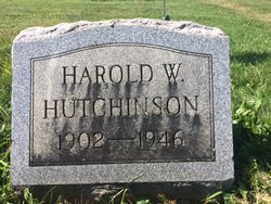 Harold W. Hutchinson 1902-1946