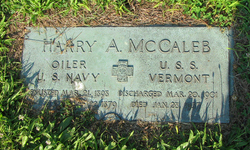 Harry Alexander McCaleb 1879-1937
