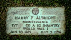 Harry Franklin Albright 1889-1956