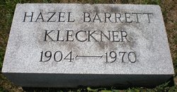 Hazel Barrett Kleckner 1904-1970