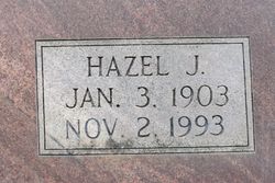 Hazel Jennie Allison 1903-1993