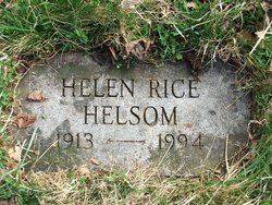 Helen Rice Helsom 1913-1994