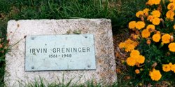 Irvin George Greninger 1880-1949