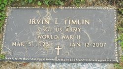 Irvin L. Timlin 1923-2007