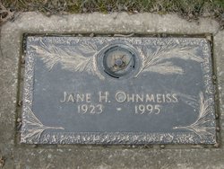 Jane Helen Shnyder Ohnmeiss 1923-1995