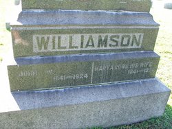 John Wesley Williamson gravestone