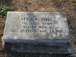 Lee Francis Russell, Sr. 1925-1992