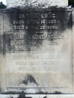 Lydia Ann Barner Long 1829-1908