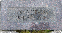 Lydia Ottelia Schwenk 1891-1966