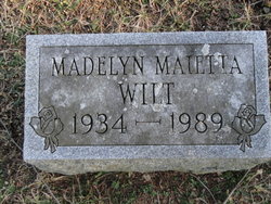 Madelyn Lucille Maietta Wilt 1934-1989