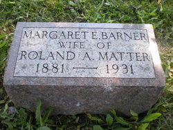 Margaret E. Barner Matter 1881-1931