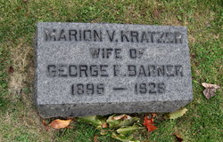 Marion V. Kratzer Barner 1895-1925