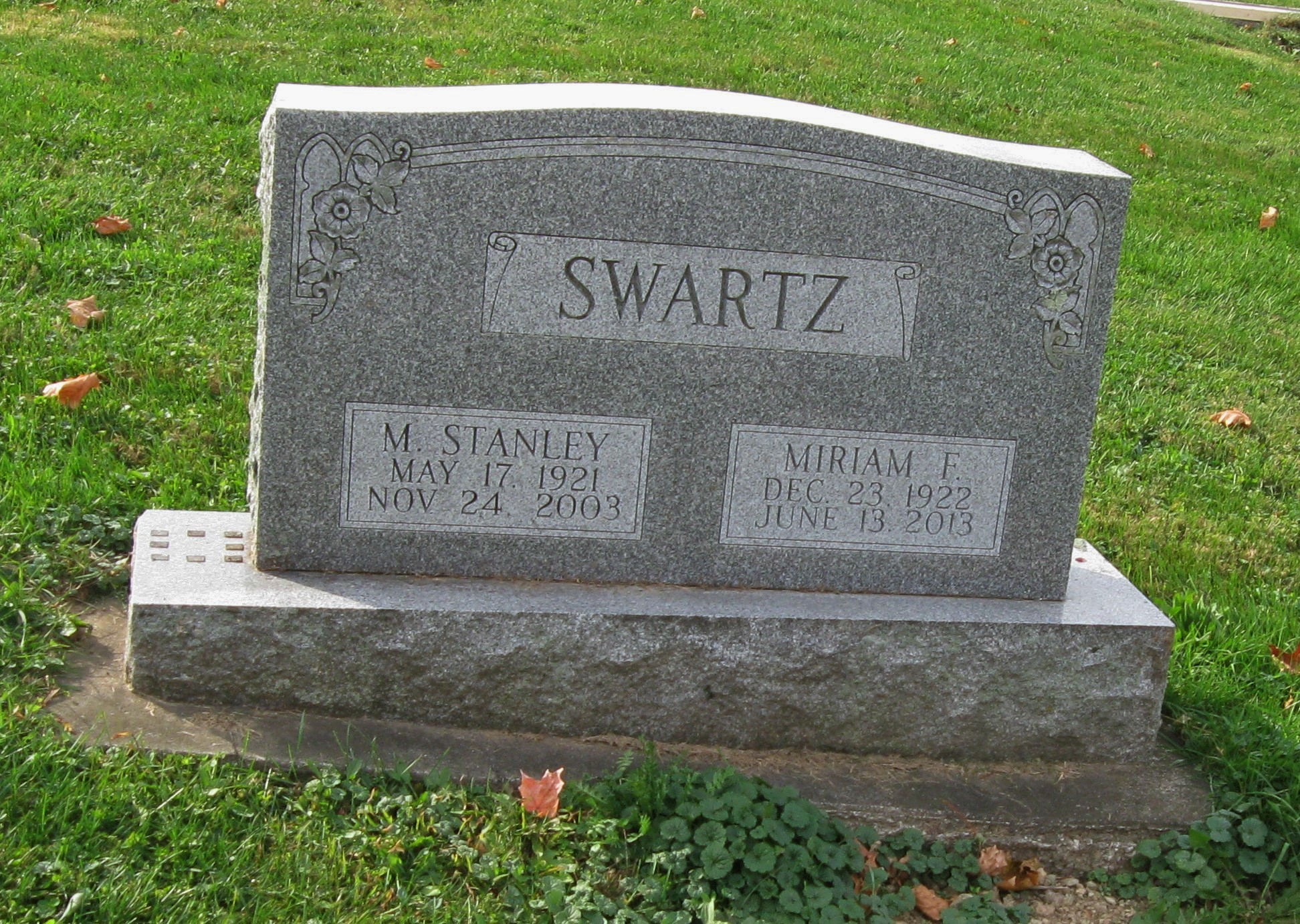 Marshall Stanley Swartz 1921-2003