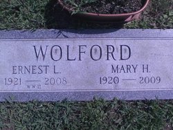 Mary Helen Lupold Wolford 1920-2009