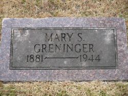 Mary Susan Bowersox Greninger 1881-1944