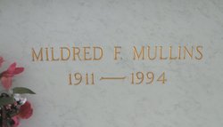 Mildred Carrie Fisher Mullins 1911-1994