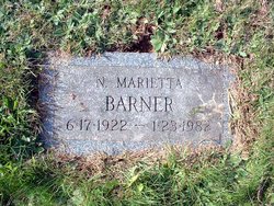 Nola Marietta VanHorne Barner 1922-1982