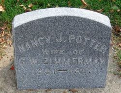 Nancy Jane Potter Zimmerman 1851-1917