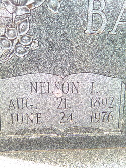 Nelson Ira Barner 1892-1976