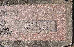 Norma Geraldine Barner Cutsforth 1923-2010