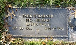 Park Ivan Barner, Sr. 1922-1992