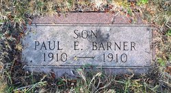 Paul Eugene Barner 1910-1910