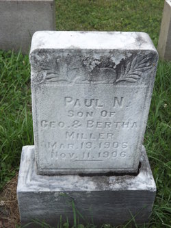 Paul Nicholas Miller 1906-1906