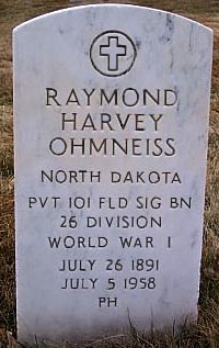 Raymond Harvey Ohnmeiss 1891-1958