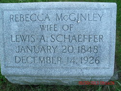 Rebecca J. McGinley Schaeffer 1848-1926