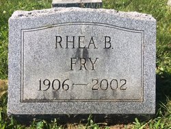 Rhea Elenor Barner Hutchinson Fry 1906-2002