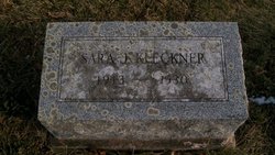 Sara Jane Kleckner 1913-1930
