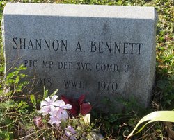 Shannon A. Bennett 1918-1970
