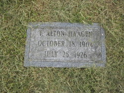 Theodore Alton Haagen 1904-1926